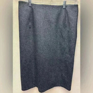 Liverpool Gray Bia Knit Textured Pencil Skirt Size 10